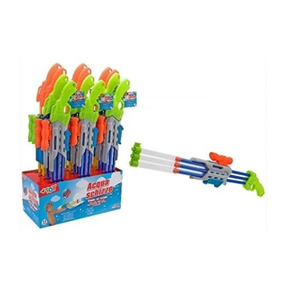   GLOBO TOYS FUCILE AD ACQUA CON POMPA A 3 TUBI - 64 CM 