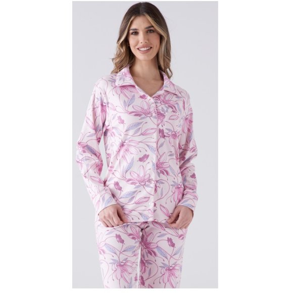 KAREL PIU'-PIGIAMA DONNA LUNGO 4117LAPLDA