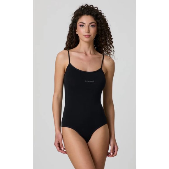 JADEA BODY DONNA A SPALLA STRETTA ART.4155 - NERO