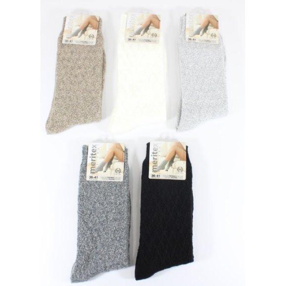 MERITEX CALZINO DONNA ART.416 - COLORI ASSORTITI 