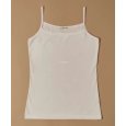 JADEA - TOP DONNA SPALLA STRETTA COD.4179 - BIANCO