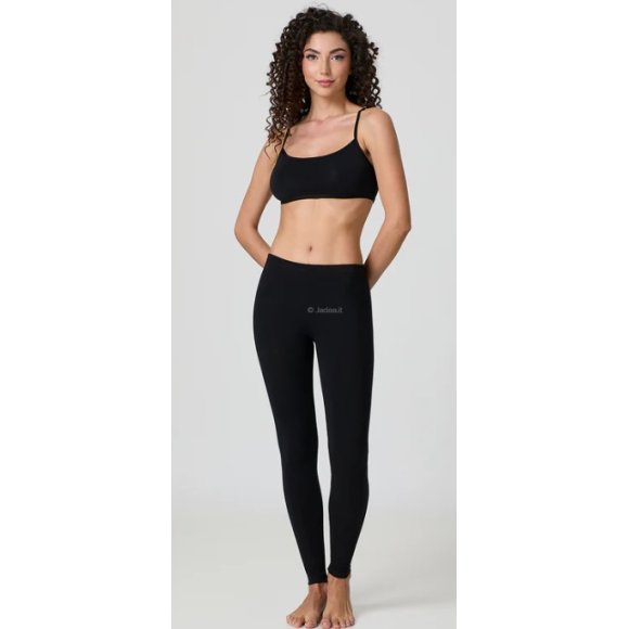 JADEA LEGGINS DONNA IN CALDO COTONE ART.4192 - NERO JADEA LEGGINS DONNA IN CALDO COTONE ART.4192 - NERO