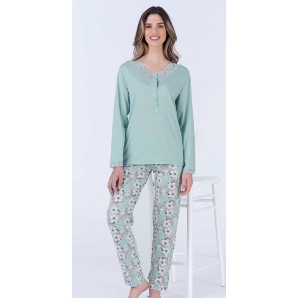 PIGIAMIAMOCI PIGIAMA LUNGO DONNA IN COTONE ART.4423LPLD - COLORI ASSORTITI PIGIAMIAMOCI PIGIAMA LUNGO DONNA IN COTONE ART.4423LPLD - COLORI ASSORTITI