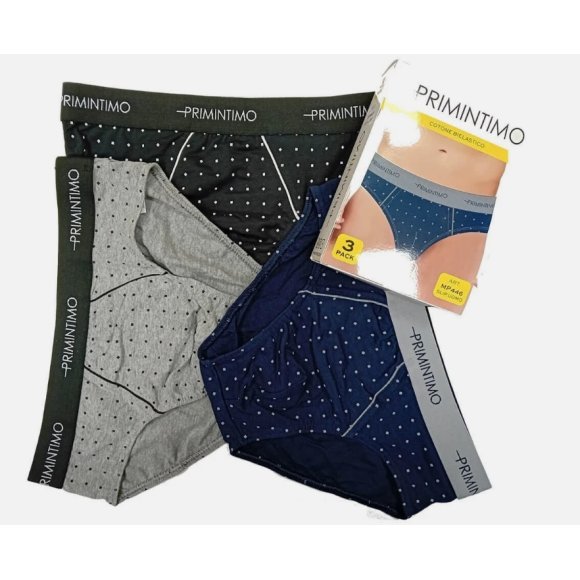 PRIMINTIMO SLIP UOMO ART.MP446 3 PEZZI - COLORI ASSORTITI PRIMINTIMO SLIP UOMO ART.MP446 3 PEZZI - COLORI ASSORTITI