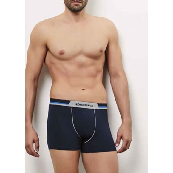 SUPERGA - 2 PEZZI BOXER UOMO COD.SU452 - COLORI ASSORTITI