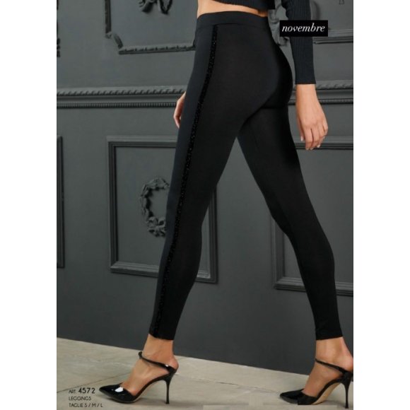 JADEA - LEGGINGS DONNA COD. 4572 - NERO