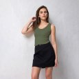JADEA - CANOTTA LINO DONNA COD.4631 - COLORI ASSORTITI