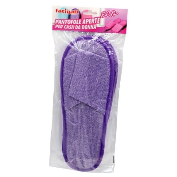PANTOFOLE CASA DONNA APERTE - COLORI ASSORTITI