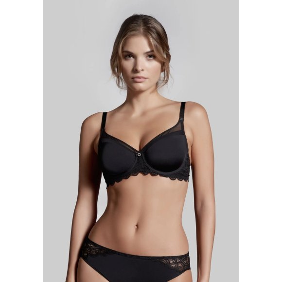 LEPEL - REGGISENO BALCONCINO DONNA COD. 481 COPPA C - NERO