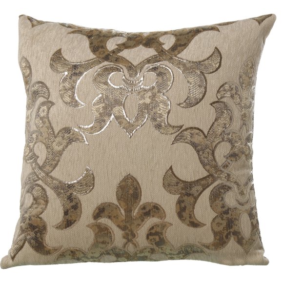 CUSCINO ARREDO CON CERNIERA - MARRONE