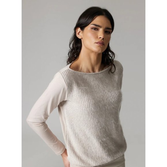 JADEA- MAGLIA DONNA CON SCOLLO A BARCA COD.4863- COLORI ASSORTITI 