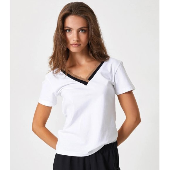 JADEA MAGLIA DONNA CON SCOLLO V ART.4926 - COLORI ASSORTITI 