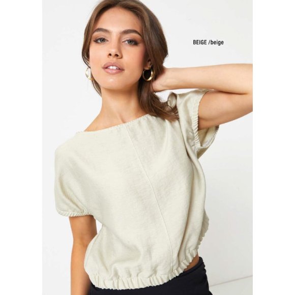 JADEA MAGLIA DONNA ART.4927 CON GIRO SCESO MISTO LINO - COLORI ASSORTITI 