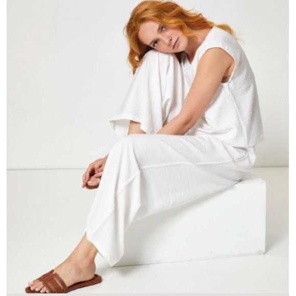 JADEA PANTALONE DONNA EFFETTO STROPICCIATO ART.4947 - COLORI ASSORTITI 