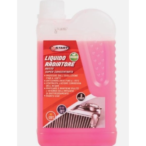 LIQUIDO RADIATORE ROSSO PURO EFFETTO ANTICONGELANTE 70°C - 500ML LIQUIDO RADIATORE ROSSO PURO EFFETTO ANTICONGELANTE 70°C - 500ML