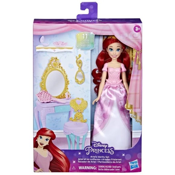 DISNEY PRINCESS ARIEL VANITY SET