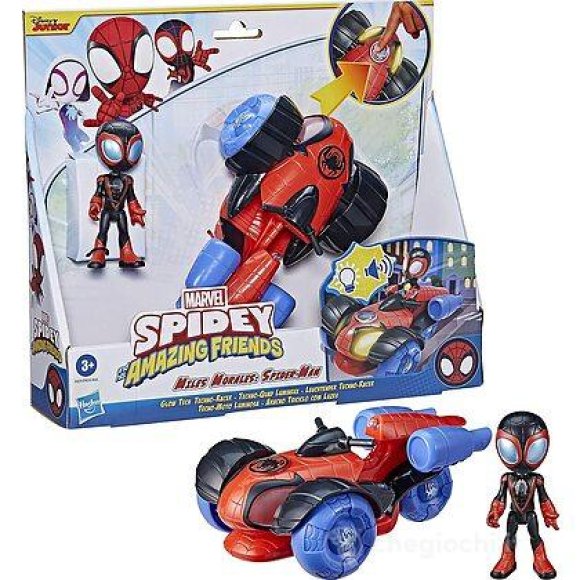 SPIDERMAN GLOW TECHNO RACER