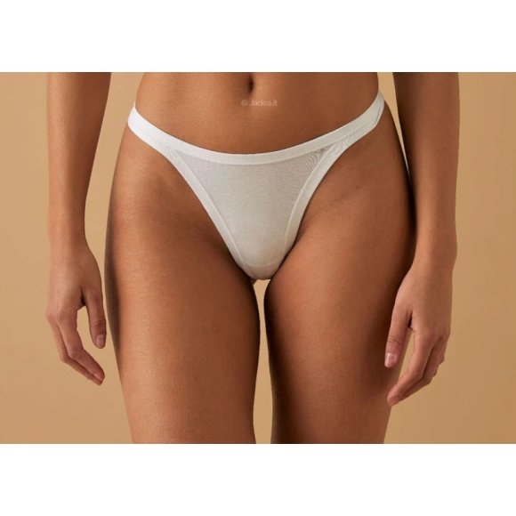 JADEA - PERIZOMA DONNA COD. 508 - BIANCO - DALLA TAGLIA 2 ALLA 4