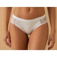 JADEA - SLIP DONNA CON BORDO IN PIZZO COD. 520 - BIANCO 