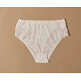 JADEA - SLIP DONNA COTONE + PIZZO COD. 521 BIANCO - DALLA TAGLIA 3 ALLA 6