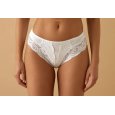 JADEA - SLIP DONNA MODAL E PIZZO COD. 529 - DALLA TAGLIA 3 ALLA 6 - BIANCO