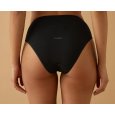 JADEA - SLIP DONNA MODAL E PIZZO COD. 529 -  NERO