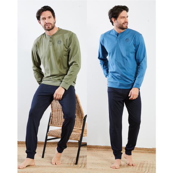 PAUL MARTIN - PIGIAMA LUNGO UOMO SERAFINO COD.54404 - COLORI ASSORTITI