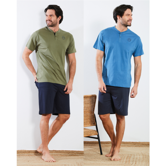 ​​​​​​​PAUL MARTIN - PIGIAMA CORTO UOMO SERAFINO COD.54413 - COLORI ASSORTITI