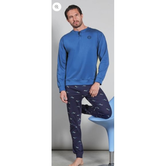 PAUL MARTIN PIGIAMA UOMO MANICA LUNGA ART.54453 - COLORI ASSORTITI 