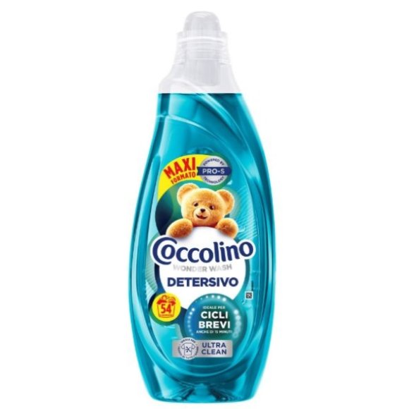 COCCOLINO WONDER WASH DETERSIVO LAVATRICE 54 LAVAGGI ML 2160 ULTRA CLEAN VERDE COCCOLINO WONDER WASH DETERSIVO LAVATRICE 54 LAVAGGI ML 2160 ULTRA CLEAN VERDE