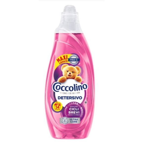 COCCOLINO WONDER WASH DETERSIVO LAVATRICE 54 LAVAGGI ML 2160 ULTRA CARE ROSA COCCOLINO WONDER WASH DETERSIVO LAVATRICE 54 LAVAGGI ML 2160 ULTRA CARE ROSA