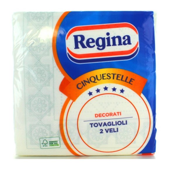 REGINA TOVAGLIOLI CINQUESTELLE 38x38 2 VELI 43 PEZZI