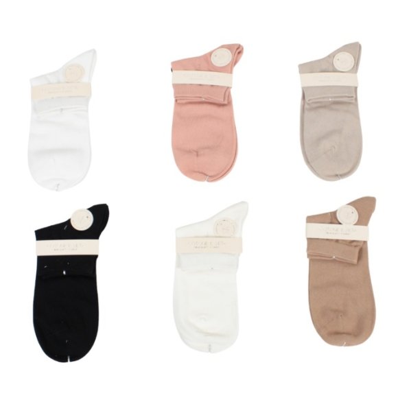 MERITEX CALZINO DONNA SETA ART.6000 CORTO - COLORI ASSORTITI 