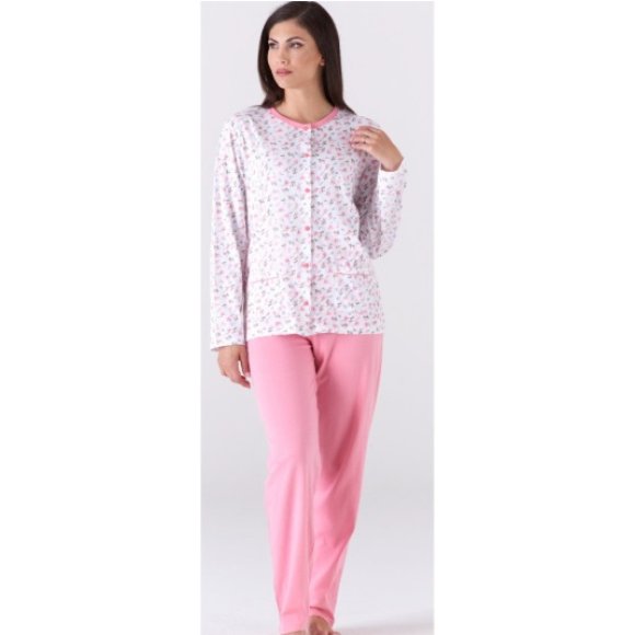 KAREL - PIGIAMA DONNA LUNGO APERTO COD. KC6014