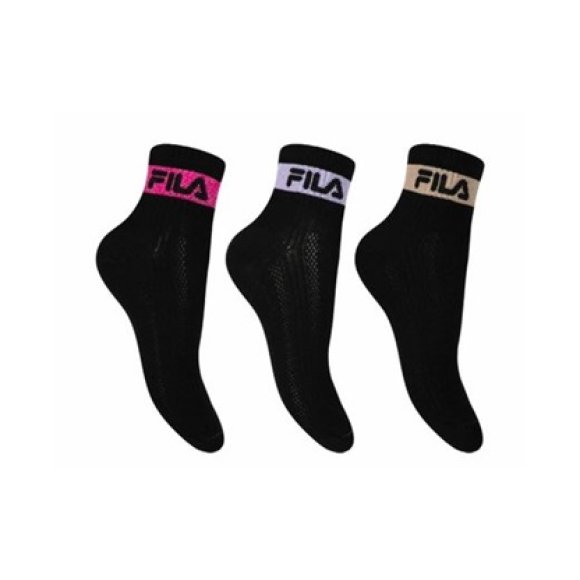 FILA - 3 PEZZI CALZINO DONNA QUARTER COD.F6798 