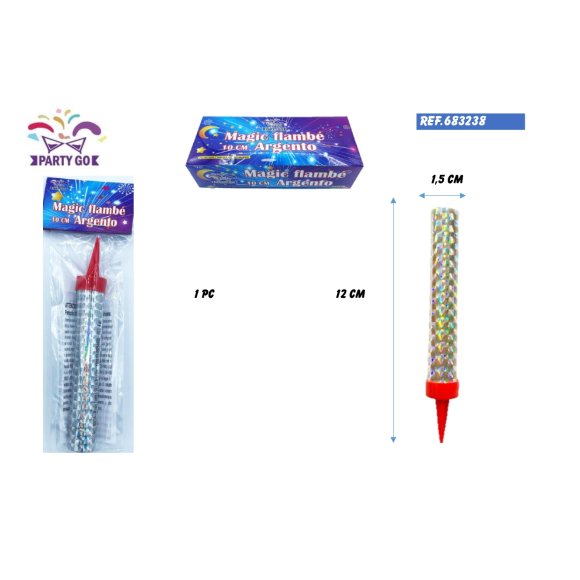 CANDELINA SCINTILLANTE - 1 PEZZO