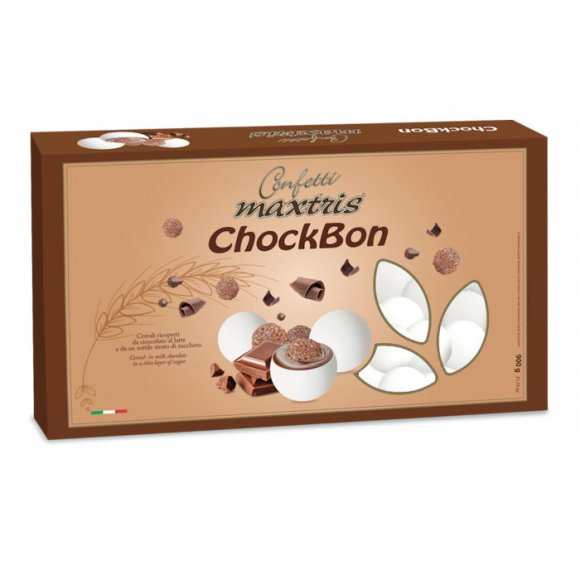 Maxtris - Confetti Chock Bon 900gr - Bianco