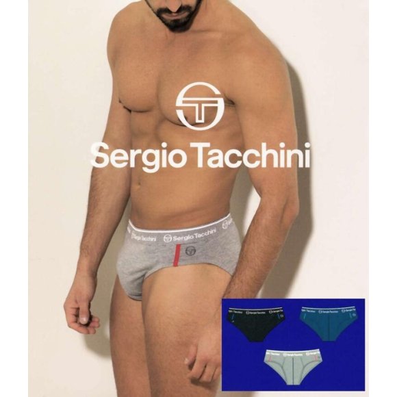 SERGIO TACCHINI - SLIP UOMO COD.7010 / 2 ASS - COLORI ASSORTITI