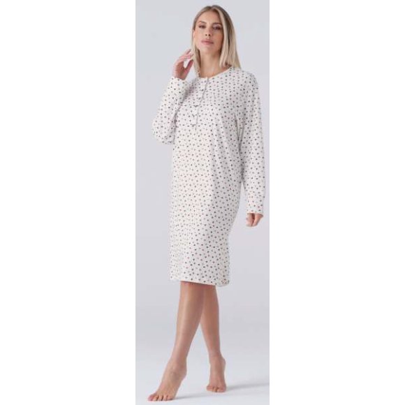 KAREL - CAMICIA DA NOTTE CALDO COTONE COD.KF7043CL 