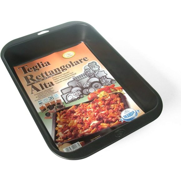 TEGLIA RETTANGOLARE ALTA 37x26x6 cm