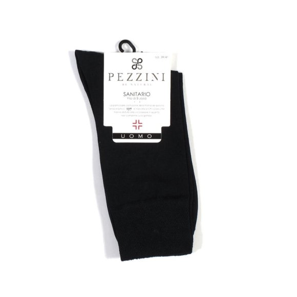 PEZZINI - CALZINO CORTO UOMO COD.UCZ750 - NERO