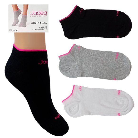 JADEA - 3 PEZZI MINICALZA DONNA COD. 785