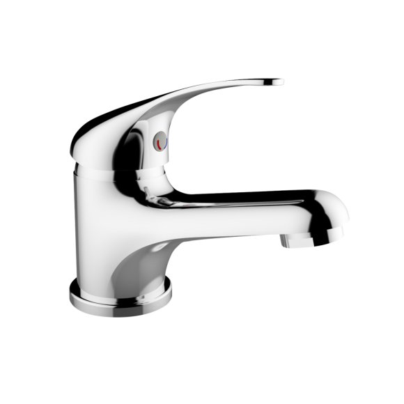 MISCELATORE LAVABO SERIE "EVA" - CROMATO 