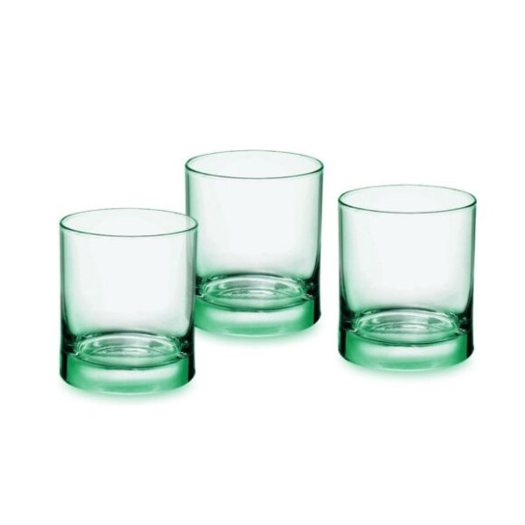Bormioli - Bicchiere Acqua Iride Set 3 Pezzi Verde 25 cl