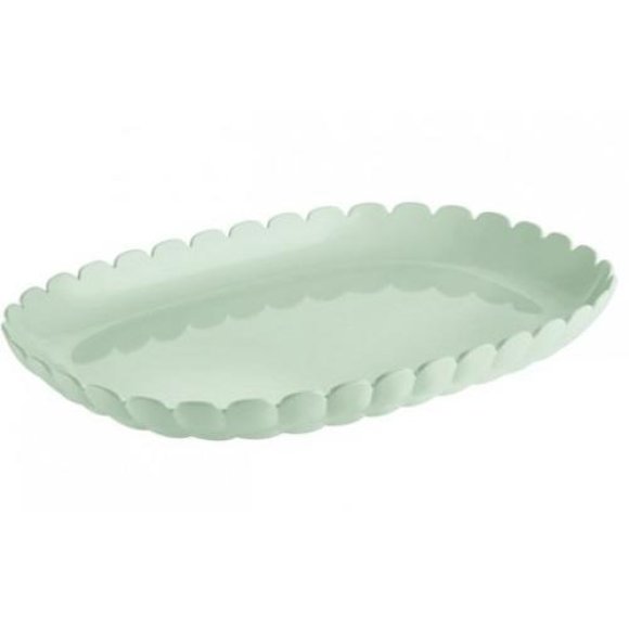 GUZZINI - VASSOIO GRANDE LINEA "TIFFANY" - VERDE MALVA