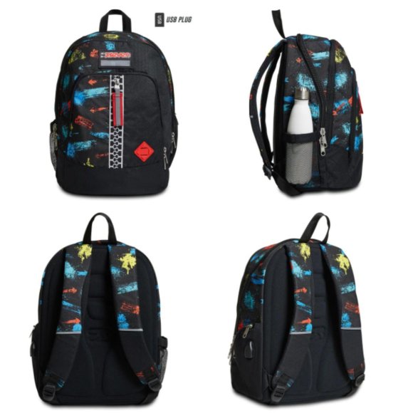 ZAINO ADVANCED SCRATCHY BOY C/USB