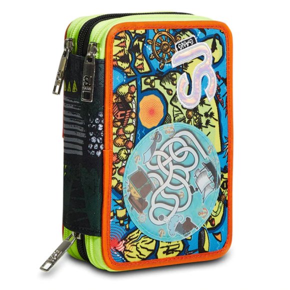 ASTUCCIO*3 ZIP GANG SEA PIRATE BOY