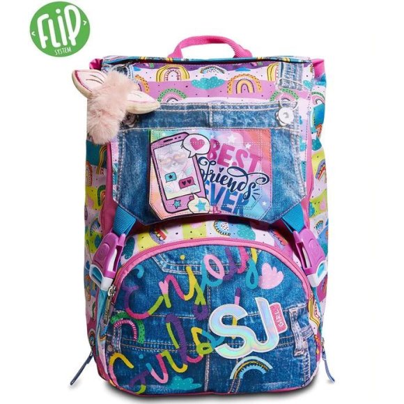 SEVEN*SJ GANG COLORBOW GIRL ZAINO