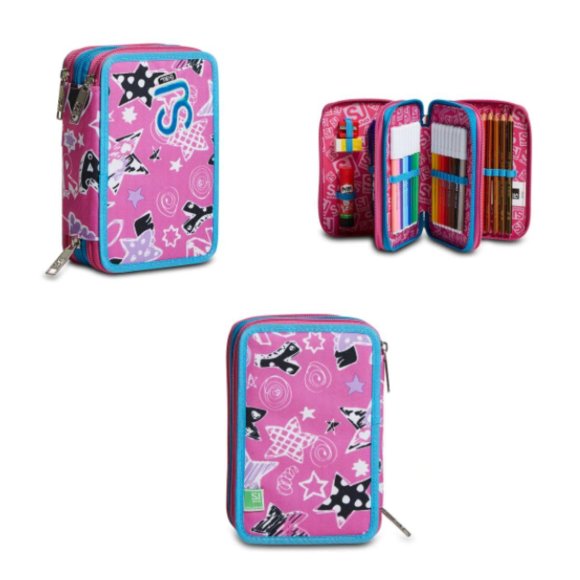 ASTUCCIO*3 ZIP GANG CUTELED GIRL