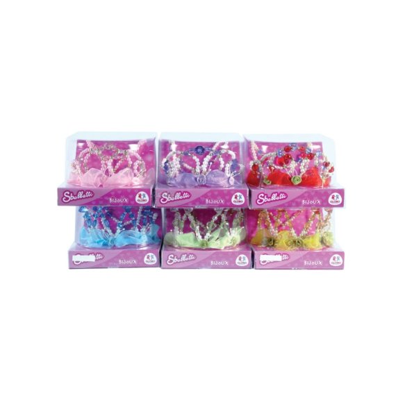 TIARA CON GIOIELLI 6PEZZI ASSORTITI